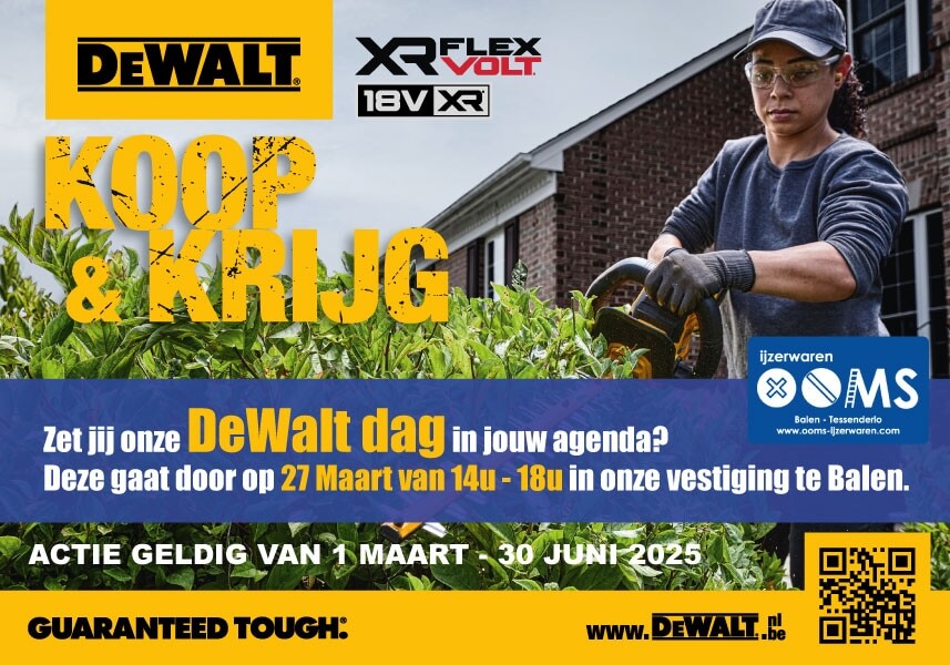 Dewalt Tuindag 27 maart 2025 in Balen