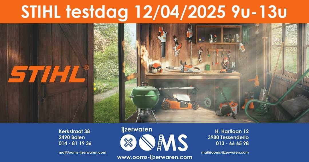 Stihl dag 12/04/2025 in Balen